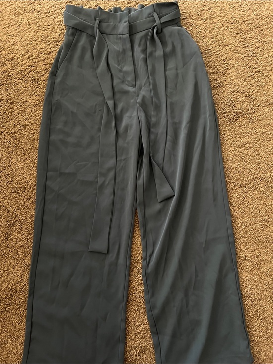 HALARA Pants - HALARA High-Waist Wide-Leg Pants — deep sea gray blue